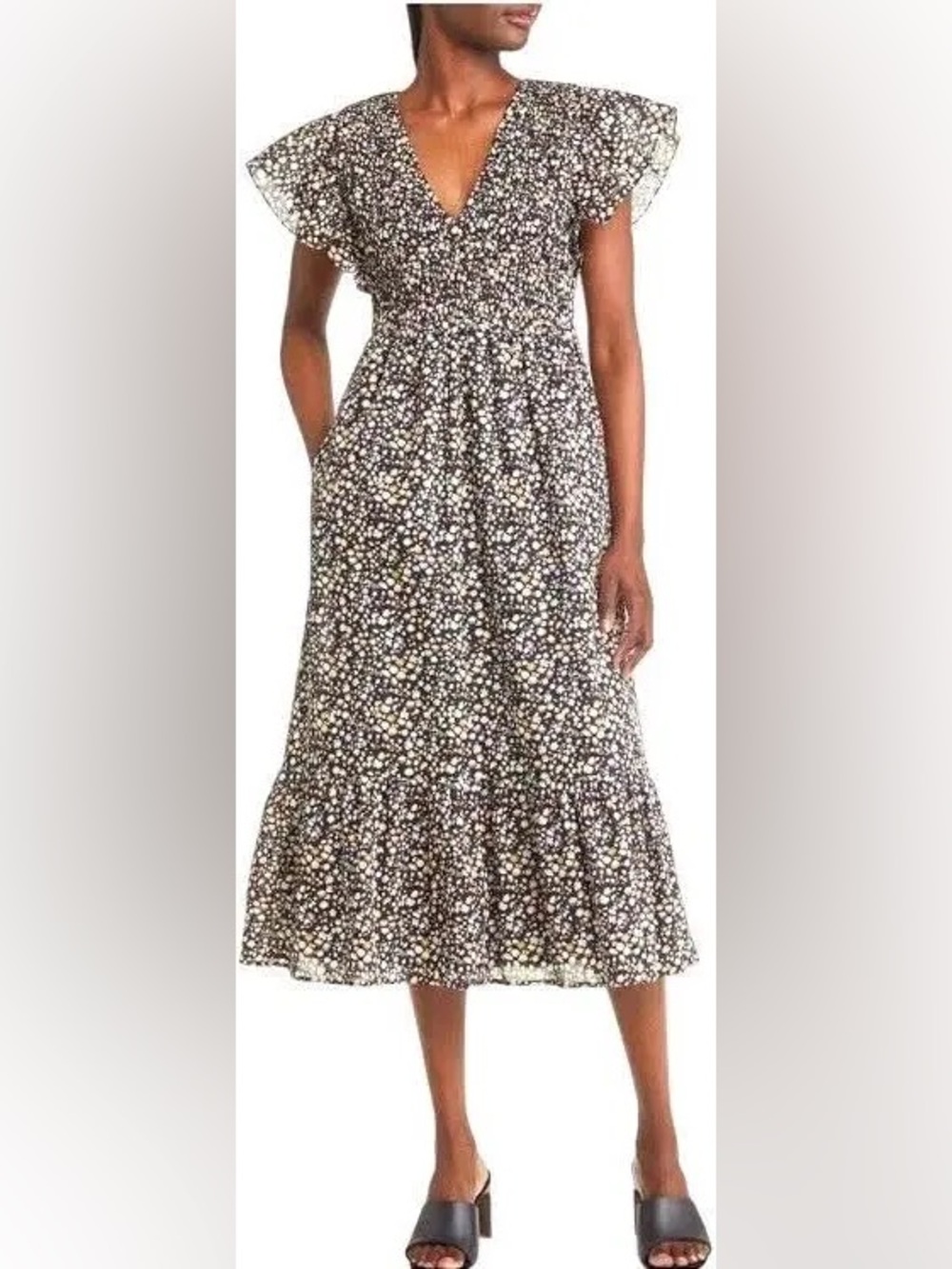 Rails Clementine Dress in Black Mini Floral